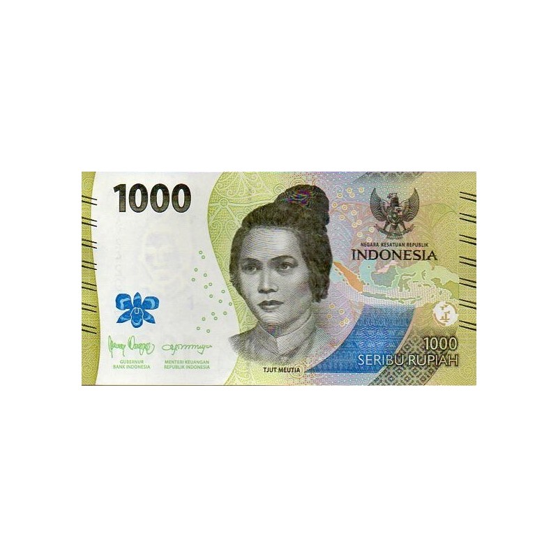Indonésia 1000 Rupiah ND 2016-21
