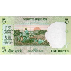 Índia 5 Rupees 2011