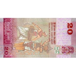 Sri Lanka 20 Rupees 2021