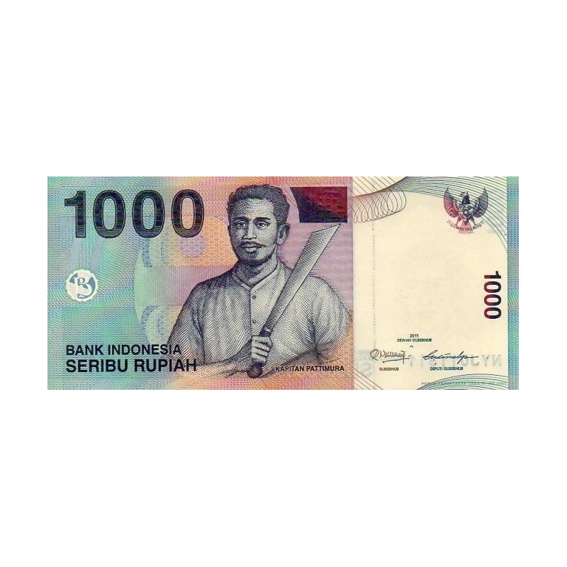 Indonésia 1000 Rupiah 2011