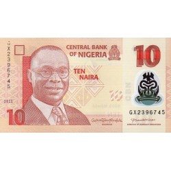 Nigéria 10 Naira 2022