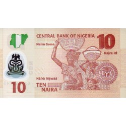 Nigéria 10 Naira 2022