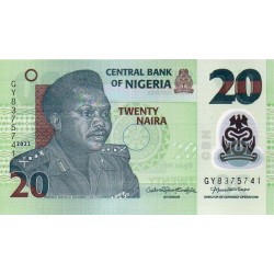 Nigéria 20 Naira 2022