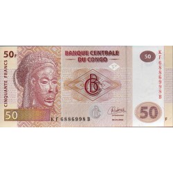 R.D.do Congo 50 Francs 2022