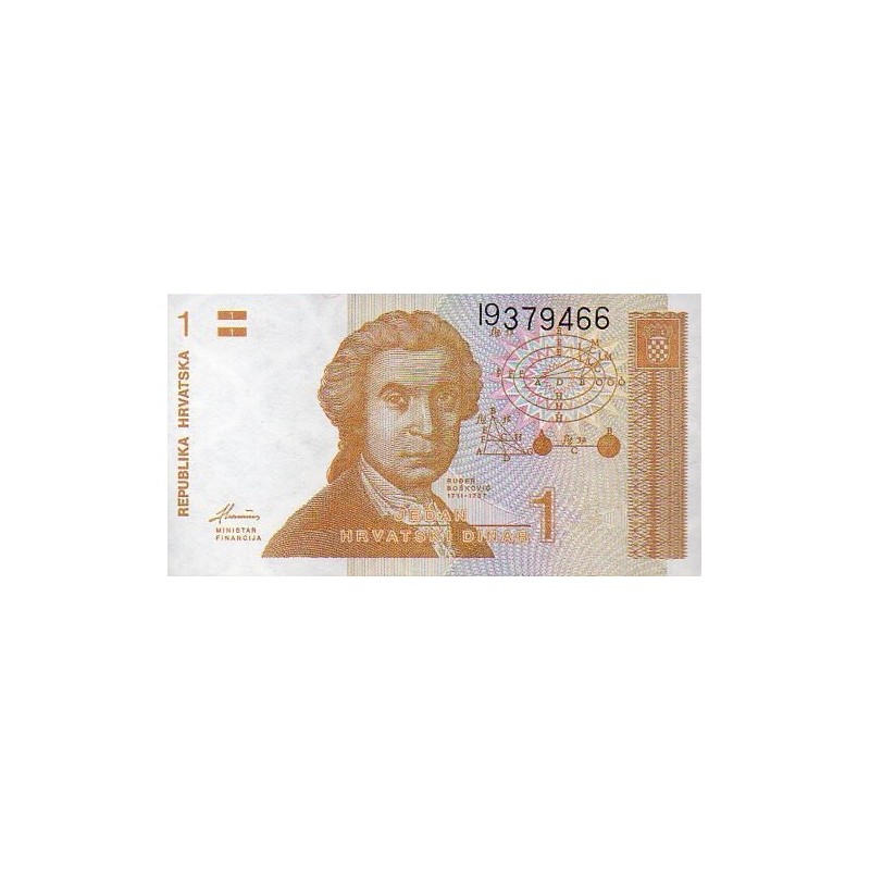 Croácia 1 dinar 1991