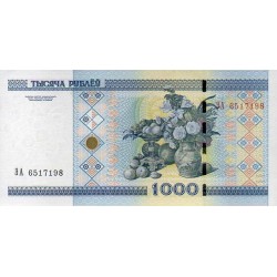 Bielorrússia 1000 Ruble 2000