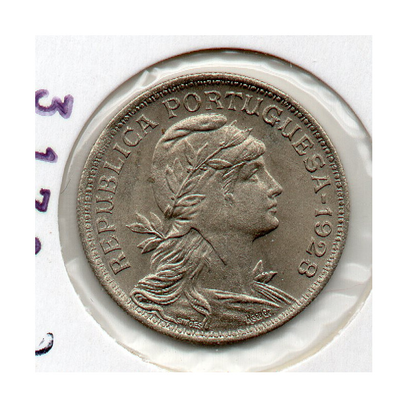 Portugal 50 Centavos 1928 Sob