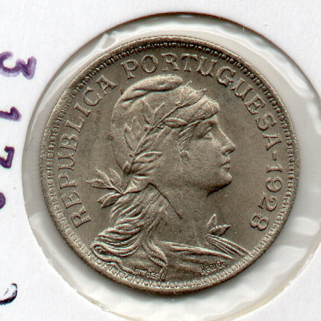 Portugal 50 Centavos 1928 Sob