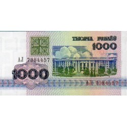 Bielorrússia 1000 Rubles 1992