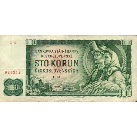 Checoslováquia 100 Korun 1961