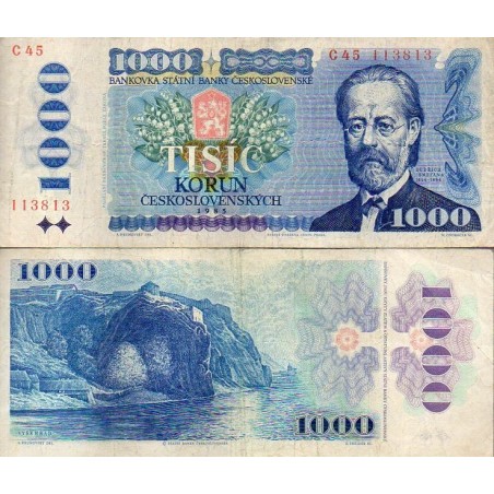 Checoslováquia 1000 Korun 1985