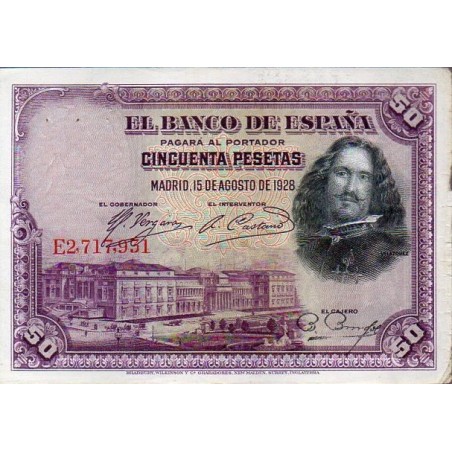 Espanha 50 Pesetas 1928