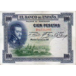 Espanha 100 Pesetas 1925