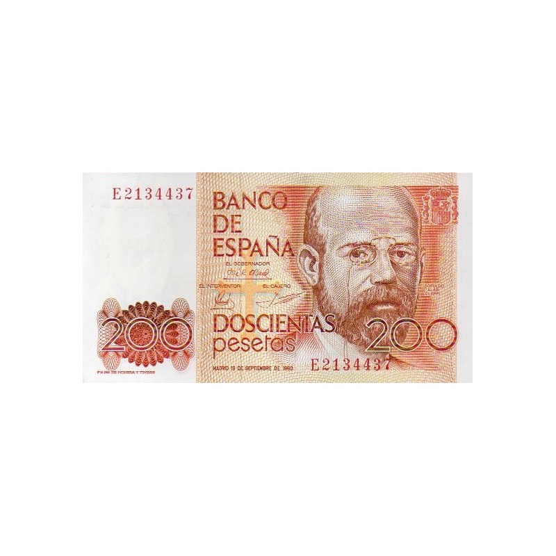 Espanha 200 Pesetas 1980