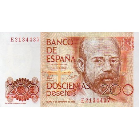 Espanha 200 Pesetas 1980