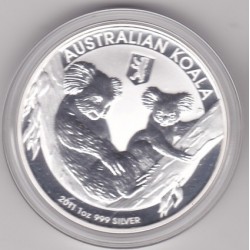 Austrália 1 Dollar 2011 Koala (1 oz Prata