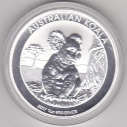 Austrália 1 Dollar 2017 Koala (1 oz Prata