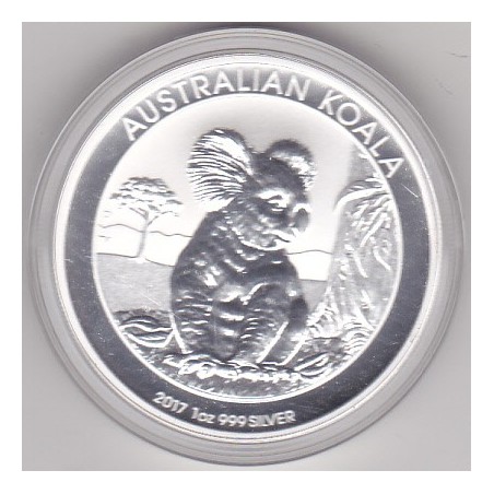 Austrália 1 Dollar 2017 Koala (1 oz Prata