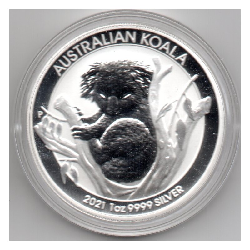 Austrália 1 Dollar 2021 Koala (1 oz Prata