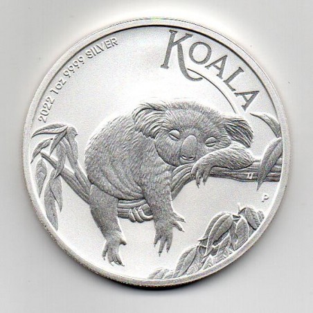 Austrália 1 Dollar 2022 Koala (1 oz Prata