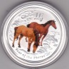 Austrália 2 Dollar 2014 Ano do Cavalo (2 oz Prata