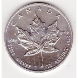 Canada 5 Dólares 1989 ( 1 oz Prata Fina)