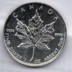 Canada 5 Dólares 2007 ( 1 oz Prata Fina)