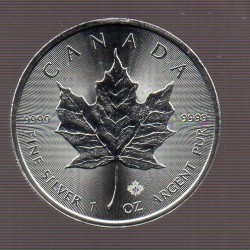 Canada 5 Dólares 2018 ( 1 oz Prata Fina)