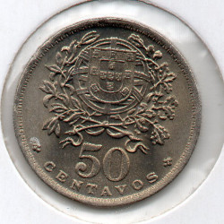 Portugal 50 Centavos 1946 Bela