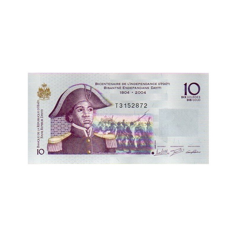 Haiti 10 Gourdes 2004