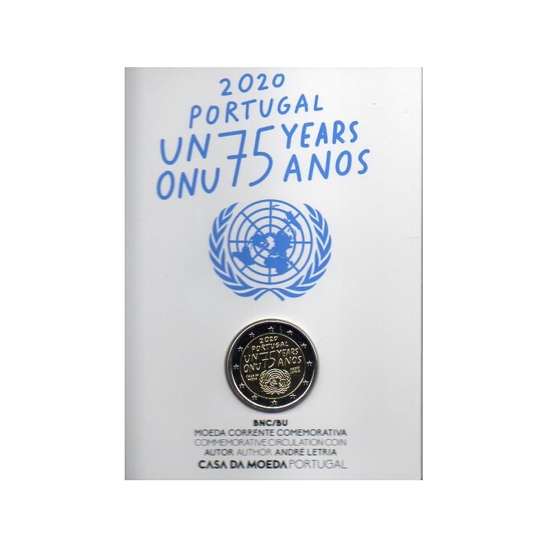 Portugal 2.00 € 2020 75 Anos da ONU