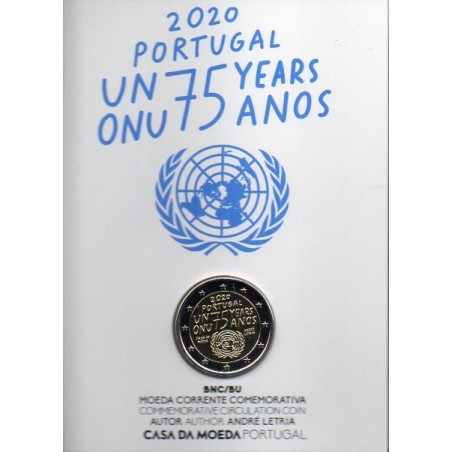 Portugal 2.00 € 2020 75 Anos da ONU