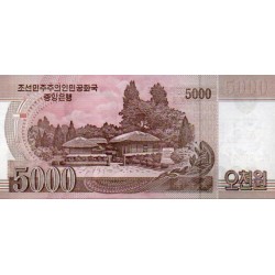 Coreia do Norte 5000 Won  2008