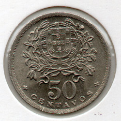 Portugal 50 Centavos 1952 Sob