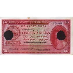 Índia Portuguesa 50 Rupias 1945