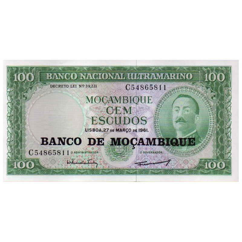 Moçambique 100 Escudos 1961