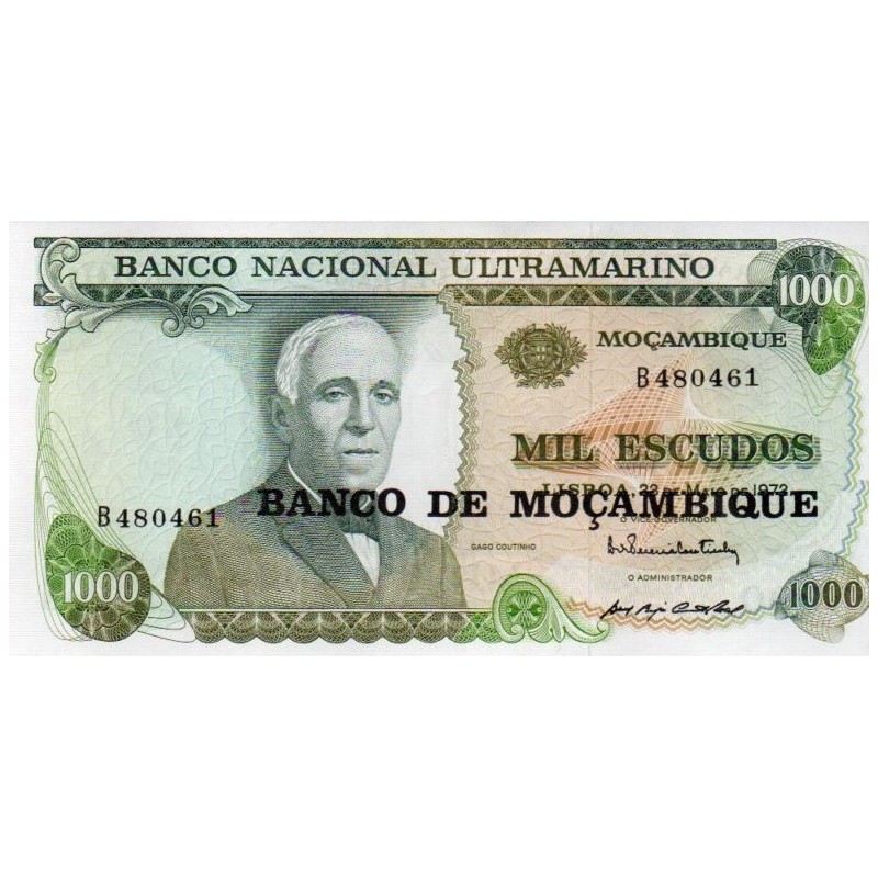 Moçambique 1000 Escudos 1972