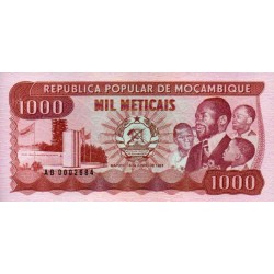 Moçambique 1000  Meticais 1983