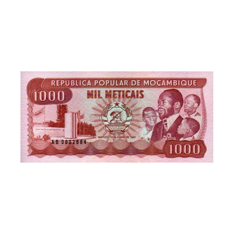 Moçambique 1000  Meticais 1983