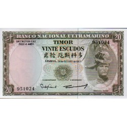 Timor 20 Escudos 1967