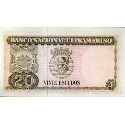 Timor 20 Escudos 1967