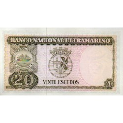 Timor 20 Escudos 1967