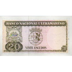 Timor 20 Escudos 1967