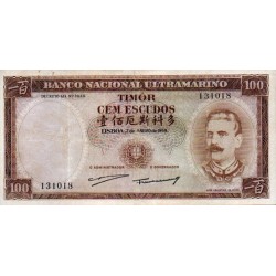 Timor 100 Escudos 1959