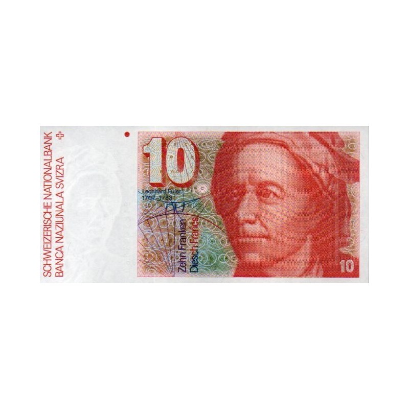 Suíça 10 Francos 1991 (UNC)