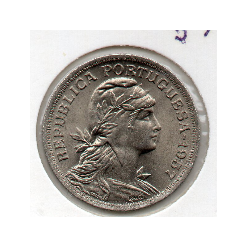 Portugal 50 Centavos 1957 Sob