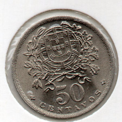 Portugal 50 Centavos 1957 Sob