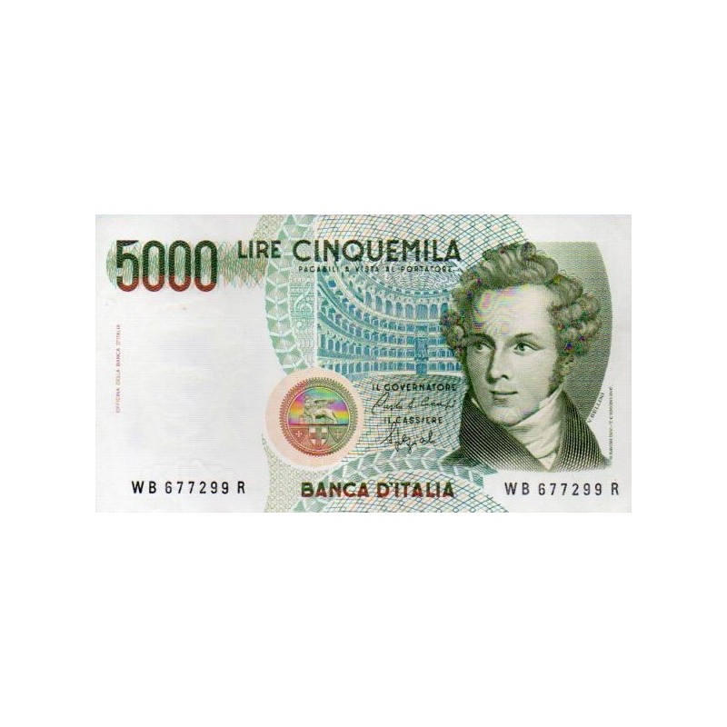 Itália 5000 Lire 1985