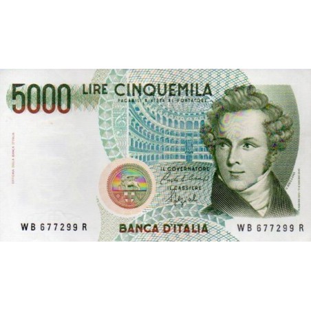 Itália 5000 Lire 1985