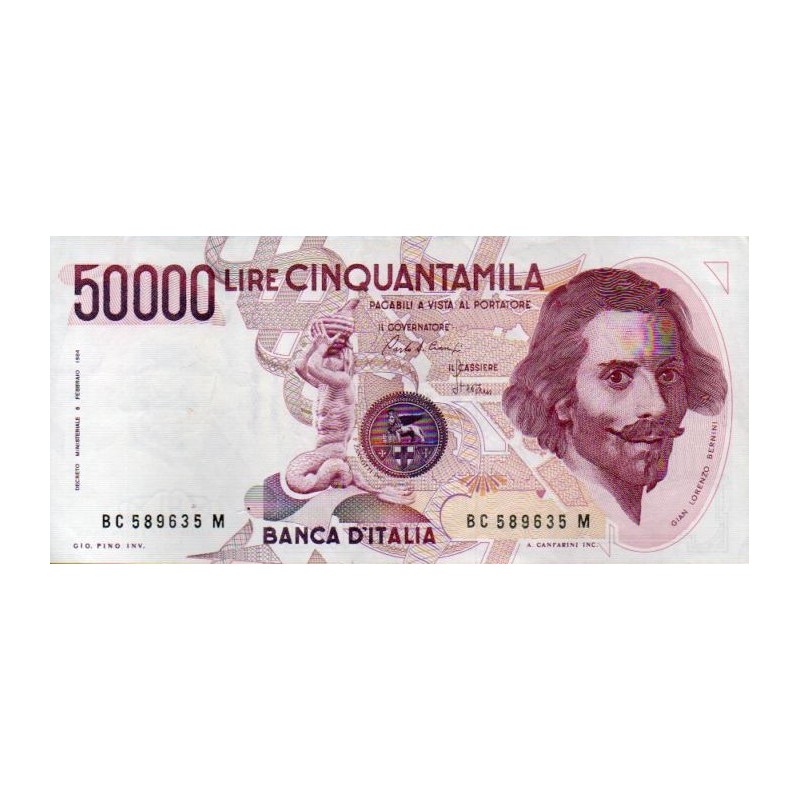 Itália 50000 Lire 1984